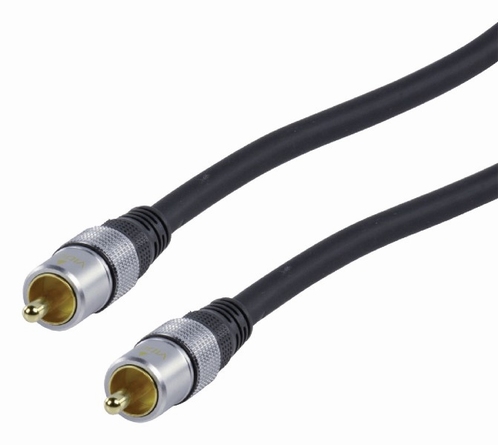 HQ HQSS3471 Digitale coaxiale kabel met vergulde tulppluggen