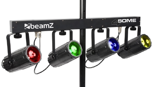 BEAMZ 4-Some Lichtset 4 x 57W RGB LED