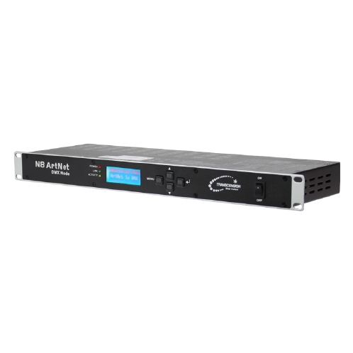 TRANSCENSION N8 Eight Way Art-Net naar DMX processor