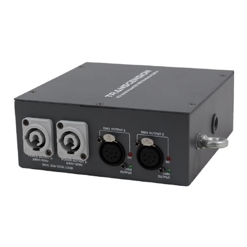 TRANSCENSION HS 2 Hybride PowerCON DMX Distributie/Splitter