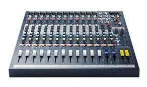 SOUNDCRAFT SOU-EPM12II Mixer 12 mono,2 stereo, 2 aux, L-R