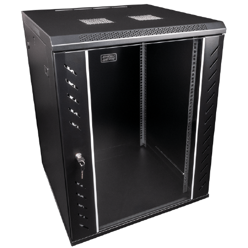 SHOWGEAR RCA-WMF Installatierack 19 inch met glazen deur
