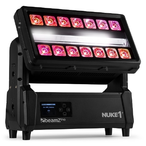 BEAMZ NUKE1 Gemotoriseerde Strobe/Beam Outdoor IP65