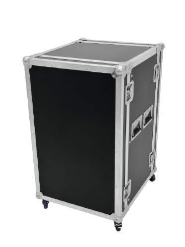 ROADINGER Flightcase Pro-versie met wielen 15 HE