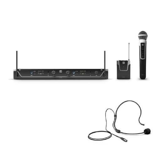 LD SYSTEMS U300 HBH2 Draadloos Systeem hand held + belt pack