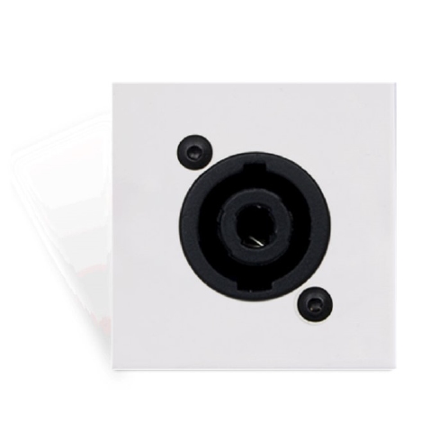 AUDAC CP45SPES/W - Speakon Connectorplaat - wit