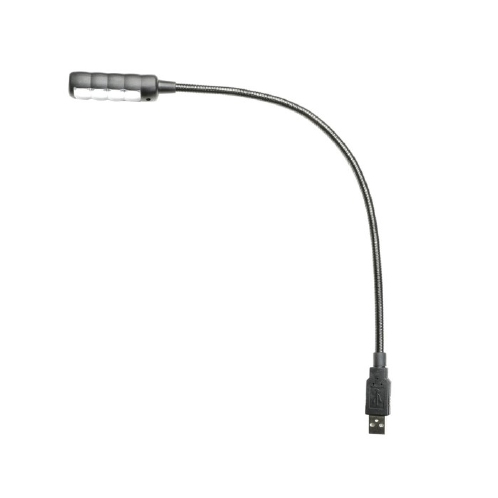 ADAM HALL SLED1ULTRAUSB Zwanenhalslamp USB-aansluiting 4 COB LEDs