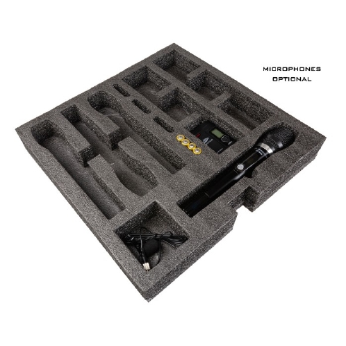 JV CASE Racklade Froam / Inlay voor microfoons en beltpacks