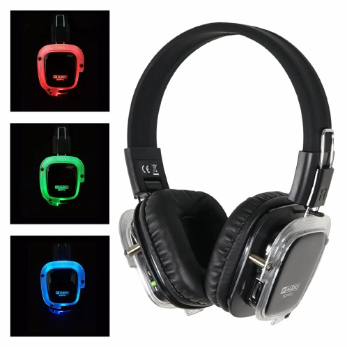 W Audio HF001 SDPRO 3-Channel Silent Disco Hoofdtelefoons