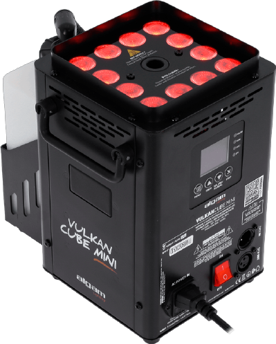 ALGAM LIGHTING Vulkan Cube Mini Compacte Verticale LED Rookmachine