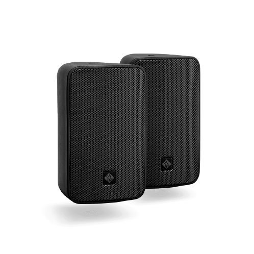 NEXT AUDIOCOM T4 IP65 4" Passieve Speaker 100V / 16 Ohm - Set van 2 - Zwart