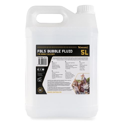 BEAMZ FBL5 Bubble vloeistof can 5 liter