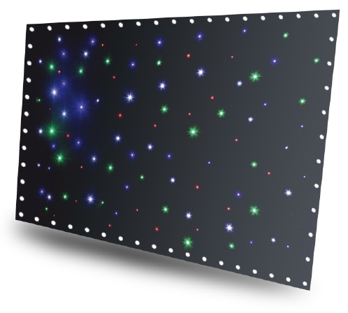 BEAMZ SPW96RGB Sparkle Wall 3x2m met Controller en 96 RGB LEDs
