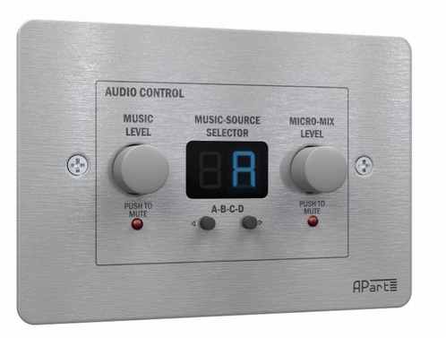 APART AUDIO / BIAMP ZONE4R Zone4 controle paneel B Stock