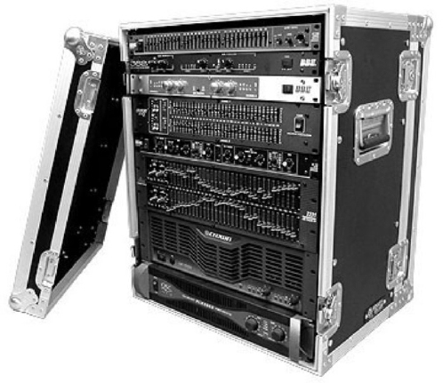 ROAD READY 14U deluxe effect rack system - 35cm body diepte