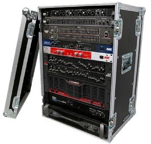 ROAD READY 16U deluxe effect rack system - 35cm body diepte
