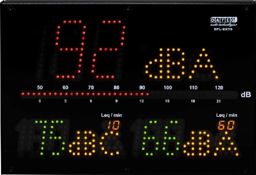 DATEQ SPL-EXT3 Geluidsdruk meter extensie display