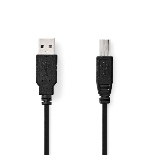 NEDIS USB-Kabel USB 2.0 - USB-A Male USB-B Male