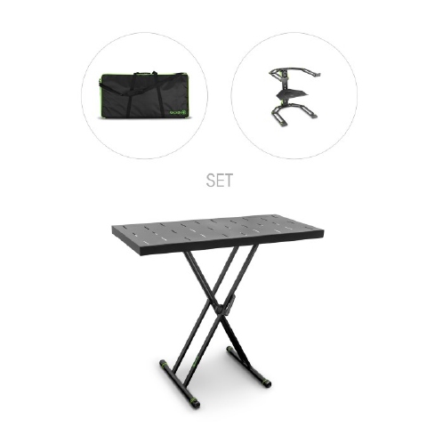 GRAVITY KSX 2 RD SET 2 Keyboard stand X-Form double and support table Set 2