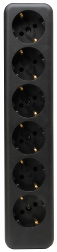 BESSELINK TCD 6V + RA zonder snoer zwart Rechthoekig stekkerblok zonder snoer