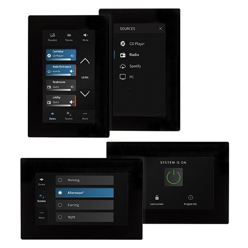 POWERSOFT WM_TOUCH Touch Controller voor volume, source, zone en scenes (zwart)