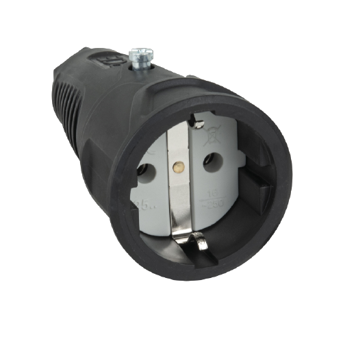 PCE Rubber Schuko Connector Female