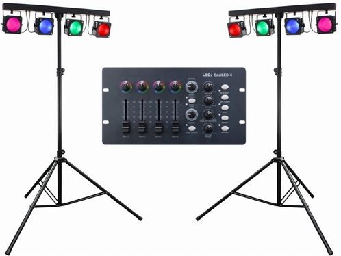 EQUINOX Dubbel Gigabar MKII COB Bar System + LEDJ EasiLED