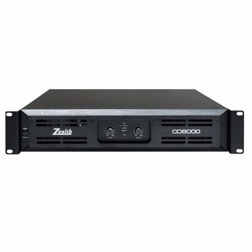 ZENITH CD 8000 Versterker 2x 4000 W @ 2 Ohm / 2500W @ 4 Ohm