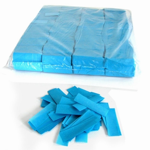 MAGIC FX Confetti Papier 55x17mm - Licht Blauw (zak 1 kg.)