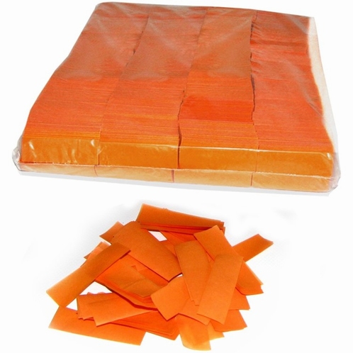 MAGIC FX Confetti Papier 55x17mm - Oranje (zak 1 kg.)
