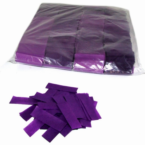 MAGIC FX Confetti Papier 55x17mm - Paars (zak 1 kg.)