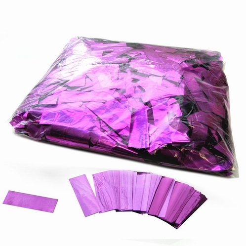 Magic FX Confetti Metallic 55x17mm - Roze (zak 1 kg.)