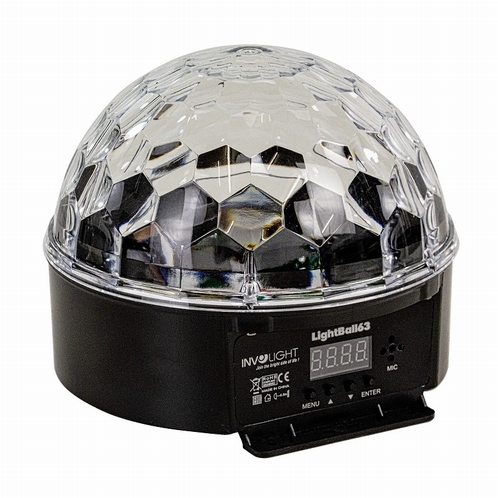 INVOLIGHT LED-lichteffect met 6x 3 Watt RGB LED's, DMX