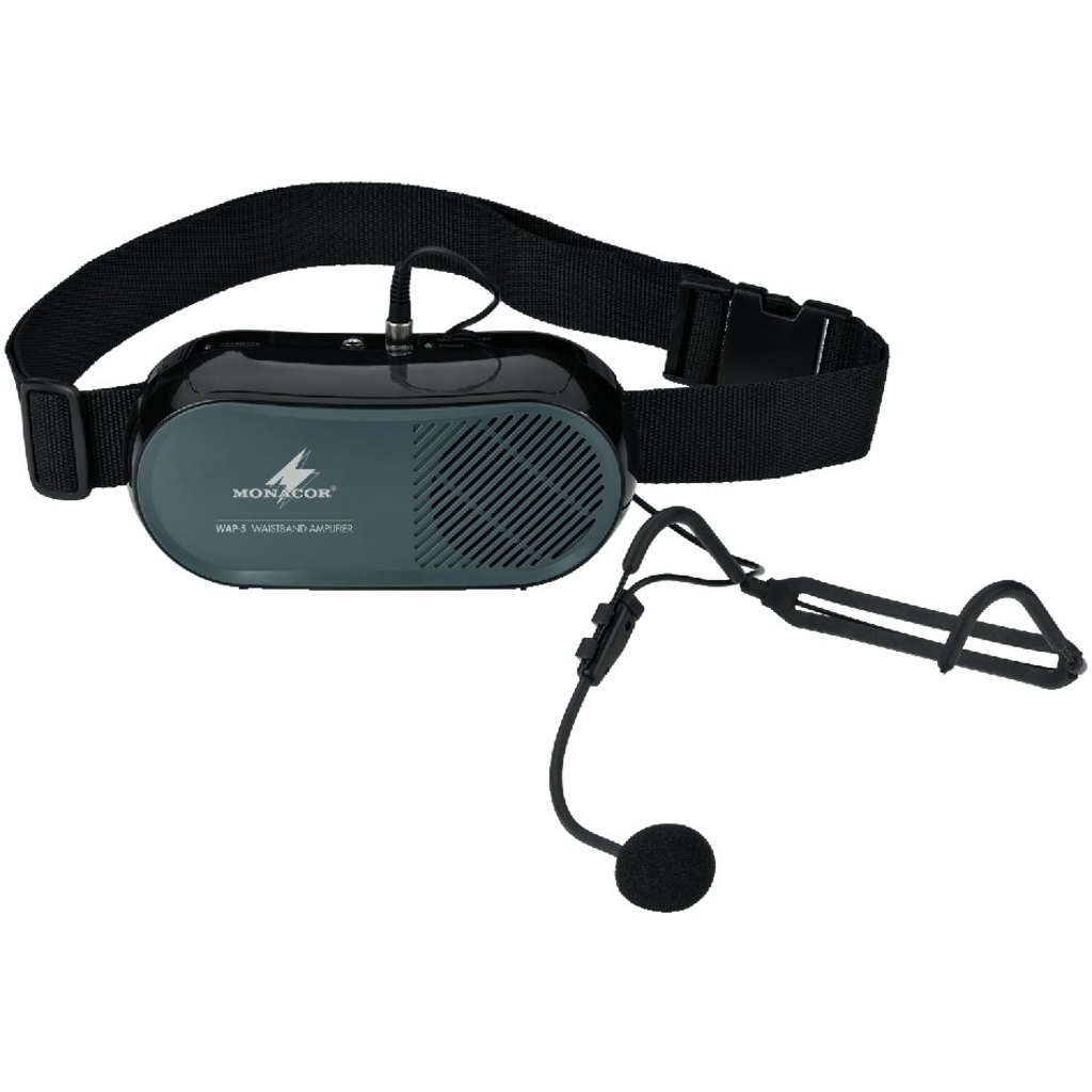MONACOR WAP-5 Taille speaker met headset