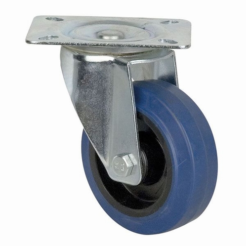 SHOWGEAR D8001 Blue Wheel 100 mm Ongeremd, Zwenkwiel