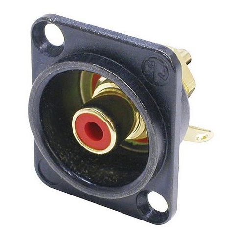 NEUTRIK NEUTRIKNF2D-B-2 NF2DB2 Chassisdeel RCA Rood