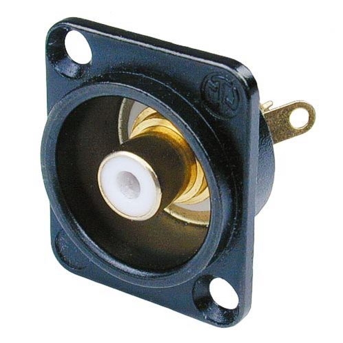 NEUTRIK NEUTRIKNF2D-B-9 NF2DB9 RCA Chassideel Wit