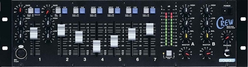 DATEQ CREW 19 inch 7-kanaals installatie en zone-mixer