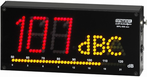 DATEQ SPL-D2 Geluidsdruk meter A, F, C-karakteristieken