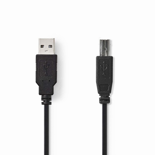 NEDIS CCGP60100BK05 USB 2.0 Kabel - A Male / B Male - Zwart