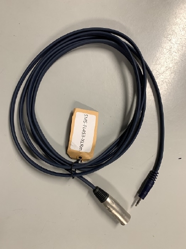 SMS Maatwerkkabel mini-jack stereo naar XLR Male 3 meter