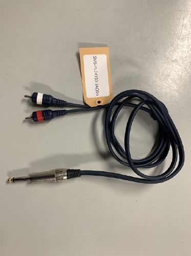 SMS Maatwerkkabel 2x RCA  naar Jack Male 1.5 meter