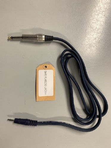 SMS Maatwerkkabel 1x mini-jack stereo naar Jack M 1.5 meter