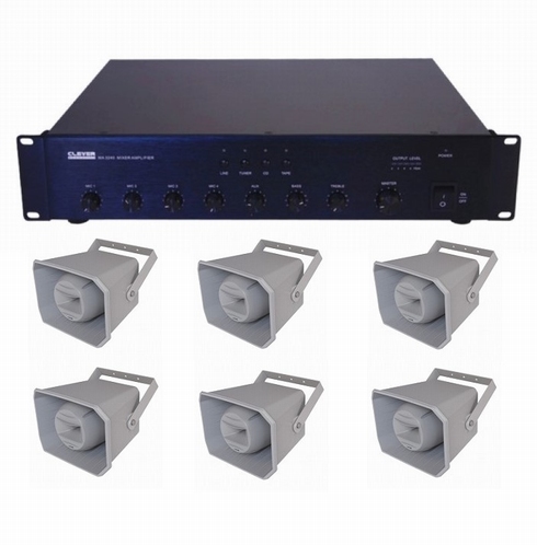 SMITSOUND Outdoor Event Set 2 - Geluidsinstallatie 240W 100V