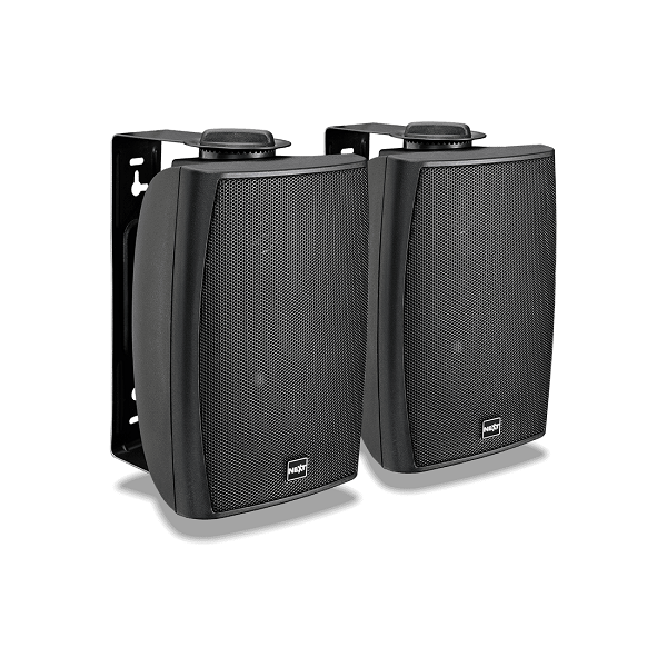 NEXT AUDIOCOM W4 2x Opbouw luidspreker (zwart)