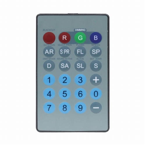 LEDJ IR Remote voor Tri Fixtures (RGB)