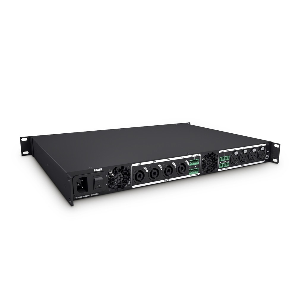 LD SYSTEMS CURV 500 iAMP: 4-kanaals Klasse D installatie amp