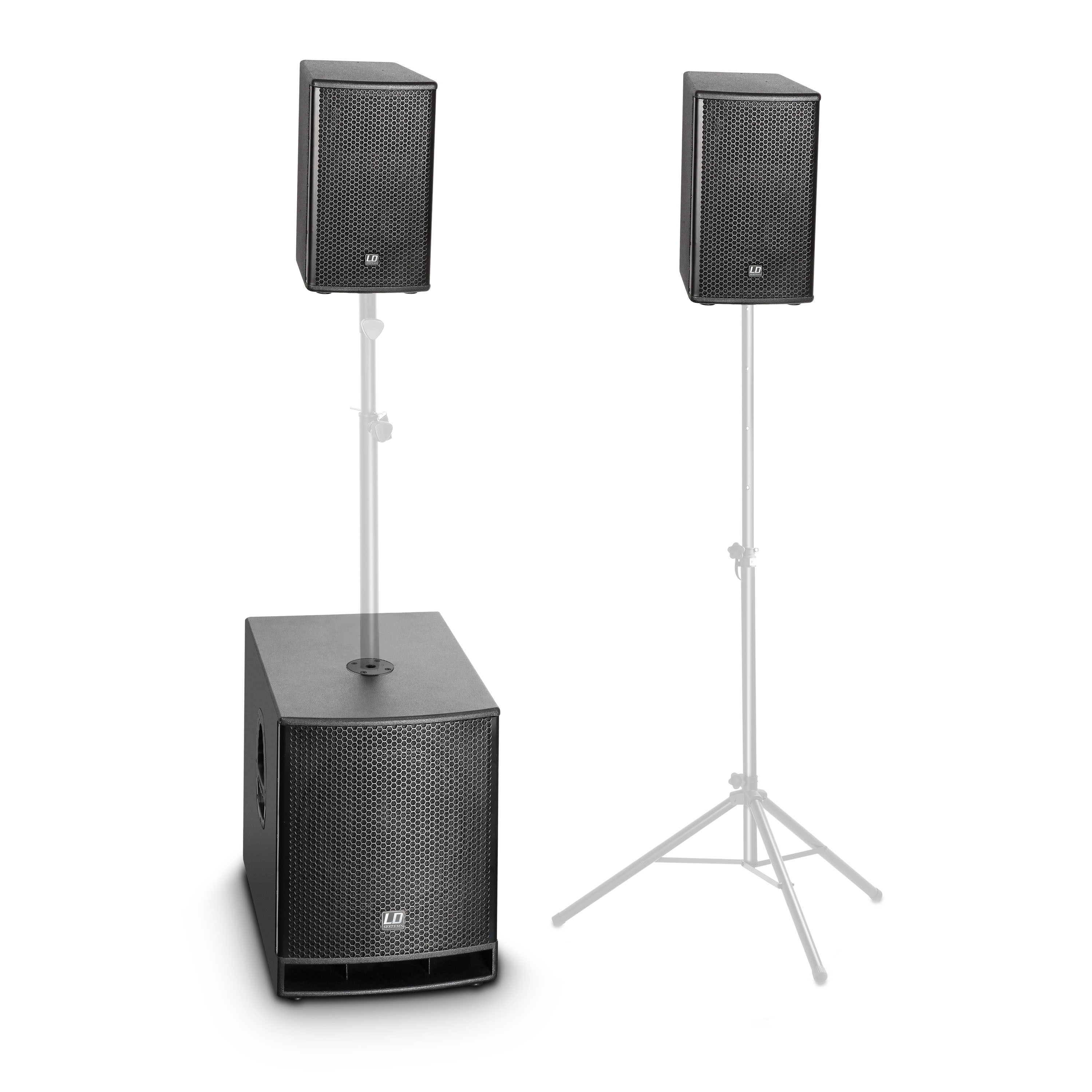 LD SYSTEMS DAVE 18 G3: compact18S actief systeem (1200W RMS)