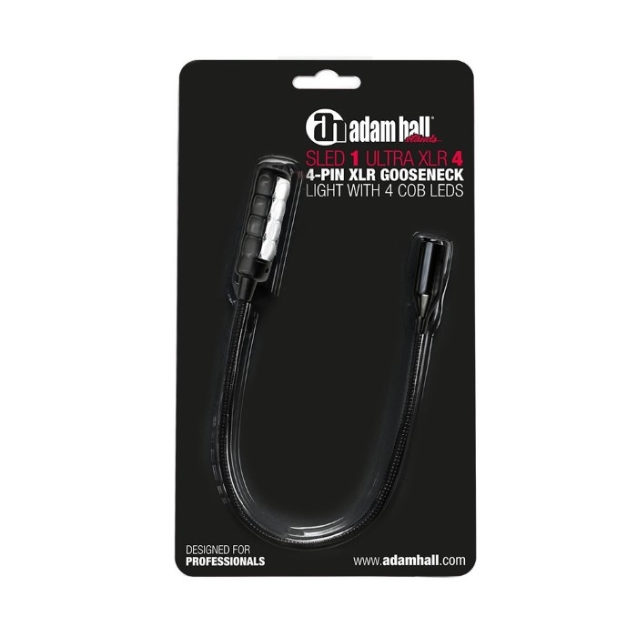 ADAM HALL SLED 1 ULTRA XLR 4 Gooseneck lamp