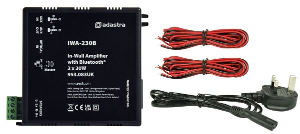 ADASTRA IWA230B Versterker 2 x 20W met Bluetooth 4.0
